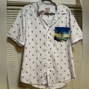RSVLTS Bob Ross button down